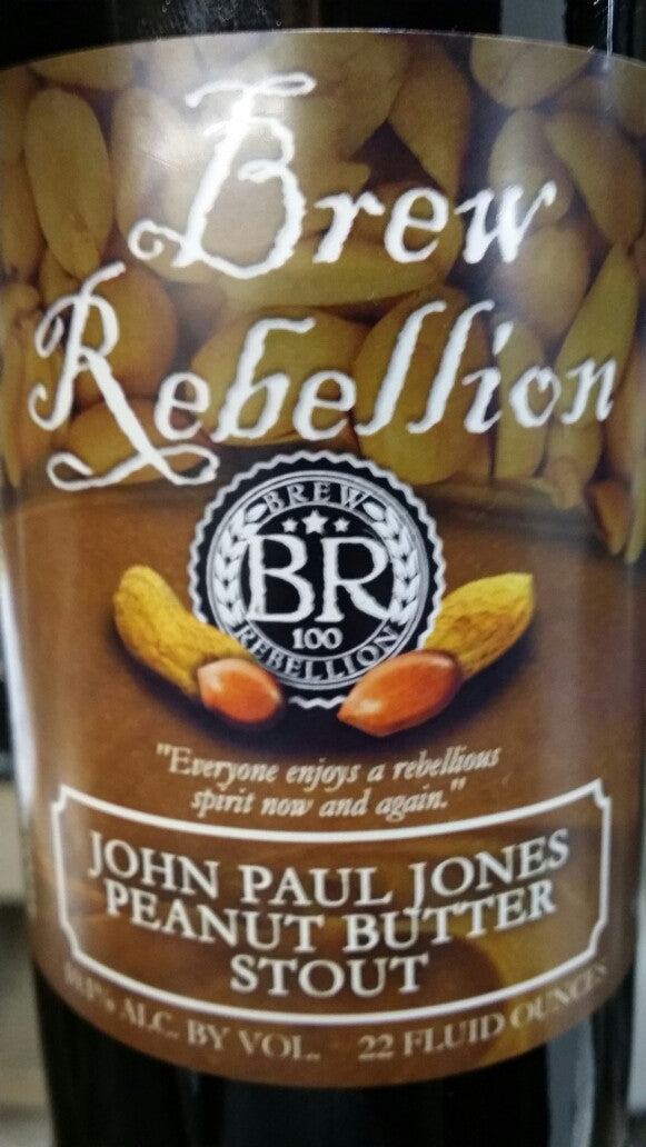 Brew Rebellion John Paul jones peanut butter Stout