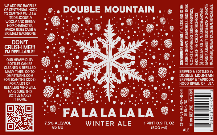 Double Mountain Fa La La La La Winter Ale