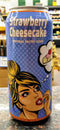 WILD BARREL BREWING CO. STRAWBERRY CHEESECAKE IMPERIAL PASTRY SOUR ALE 16oz can