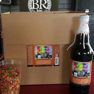 Latest Goodies at #BDBS Brew Rebellion Fruity Pebbles Saturday Morning Cartoons Breakfast Cereal Milk Stout 22oz NO LIMIT