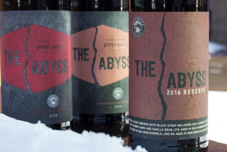 Deschutes Abyss Scotch BRANDY & Bourbon Barrels BallastPoint RedVelvetNITRO