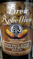 Brew Rebellion John Paul jones peanut butter Stout