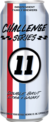 BEAR REPUBLIC BREWING CHALLENGE SERIES 11 DOUBLE BRUT IPA 16oz can