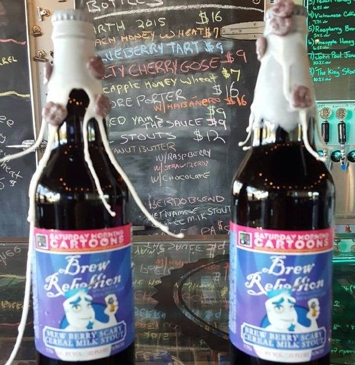 Brew Rebellion Brew Berry Scary Cereal Milk Stout 22oz LIMIT 2