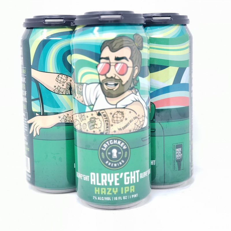 LATCHEY ALRYEGHT HAZY IPA 16oz CANS