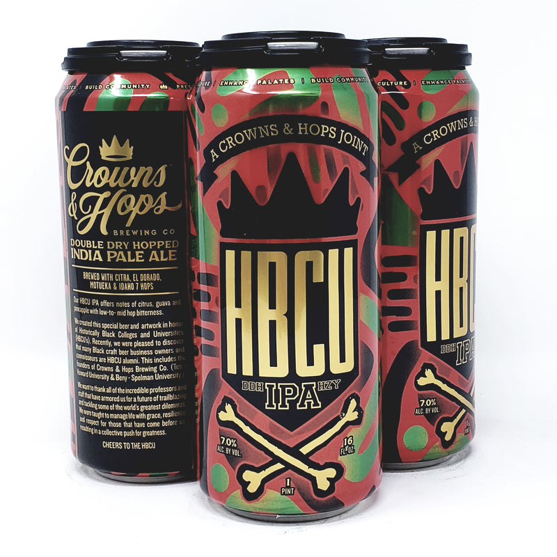 CROWN&HOPS HBCU DDH IPA HAZY 16OZ CANS