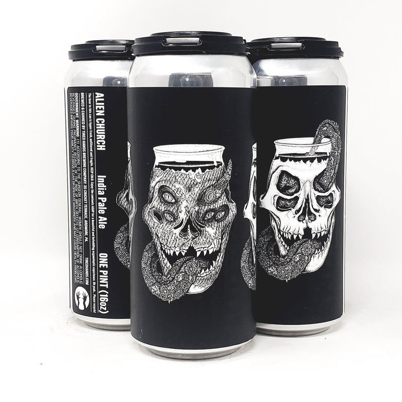 TIRED HANDS, ALIEN CHURCH INDIA PALE ALE 16oz CANS