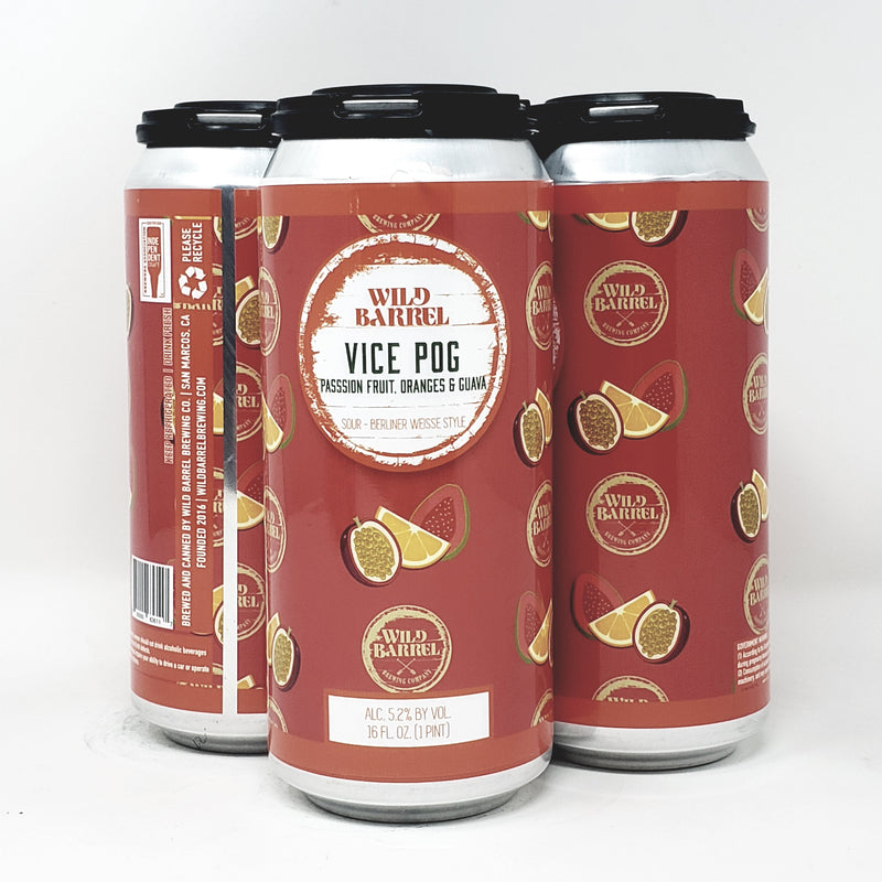 WILD BARREL VICE POG 16OZ CANS