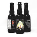 JACKIE OS,ABANDON THE HALOGENS.IMPERIAL STOUT BREWED WITH HONEY AND LACTOSE AND AGED IN BOURBON BARRELS. 12.7oz BOTTLE