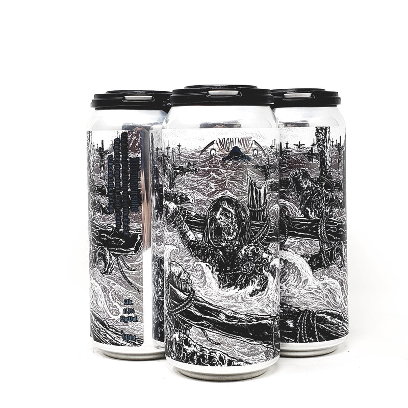 NIGHTMARE MIZUHARITSUKE, TRIPLE INDIA PALE ALE ,BREWED WITH MOSHIO SALT. 16oz CANS