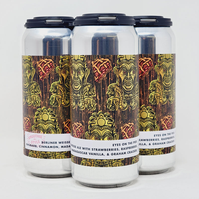 BOTTLE LOGIC, EYES ON THE PIES, SMOOTHIE-STYLE. 16oz CAN "LIMIT 1 PER ORDER"