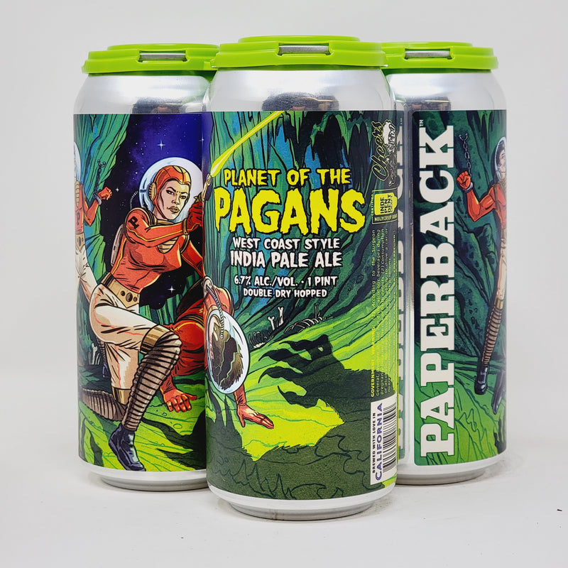 PAPERBACK, PLANET OF THE PAGANS, WEST COAST IPA. 16oz CAN