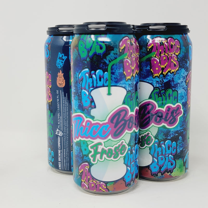 KINGS, THICC BOIS FROS'E , Grape/Blue Cotton Candy/Green Apple/Red Apple.. 16oz CAN