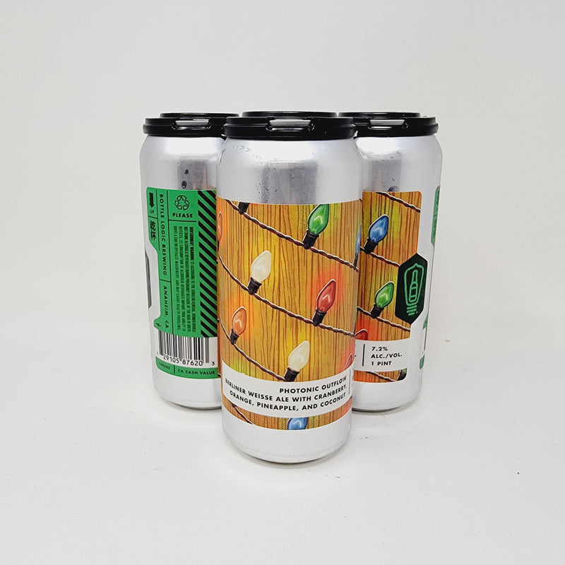 BOTTLE LOGIC, PHOTONIC OUTFLOW, BERLINER WEISSE ALE 16oz CAN