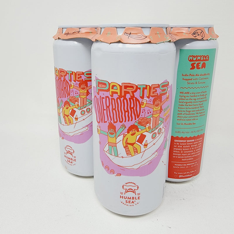 HUMBLE SEA  PARTIES  OVERBOARD  DDH FOGGY IPA 16oz CAN