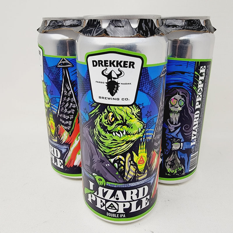 DREKKER   LIZARD PEOPLE  DOUBLE IPA  16oz CAN