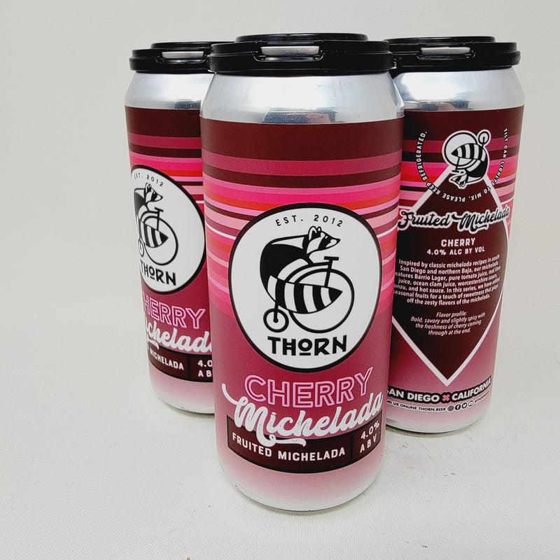 THORN  CHERRY MICHELADA FRUITED   16oz CAN