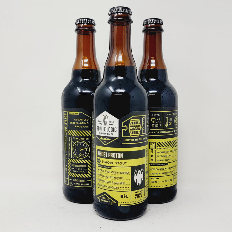 BOTTLE LOGIC GHOST PROTON   S'MORE STOUT  500ml BOTTLE