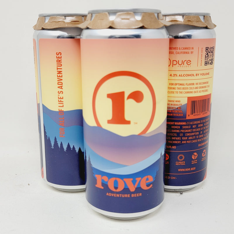 PURE PROJECT  ROVE,  ADVENTURE BEER  16oz CAN