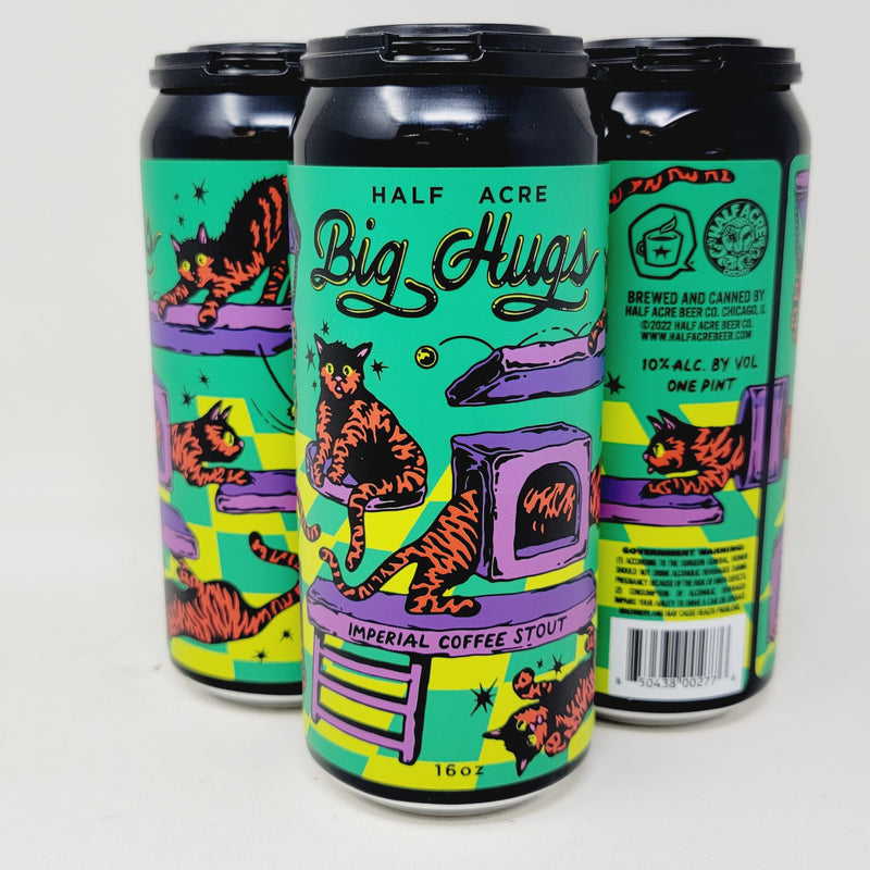 HALF ACRE  BIG HUGS  IMPERUAL COFFEE STOUT 16oz CAN