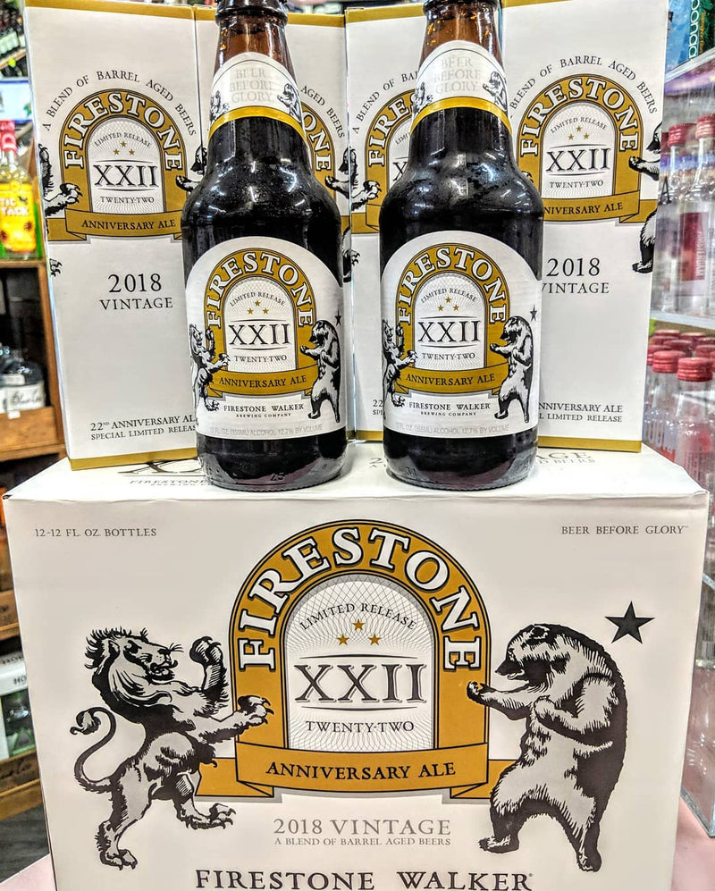 Firestone Walker 22nd Anniversary 12oz 12% ABV LIMIT 6 see the blend below