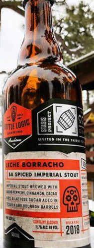 BOTTLE LOGIC BREWING 2018 LECHE BORRACHO BA SPICED IMPERIAL STOUT 500ml (LIMIT 1)