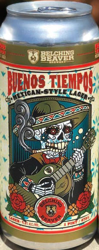 BELCHING BEAVER BUENOS TIEMPOS MEXICAN STYLE LAGER 16oz can