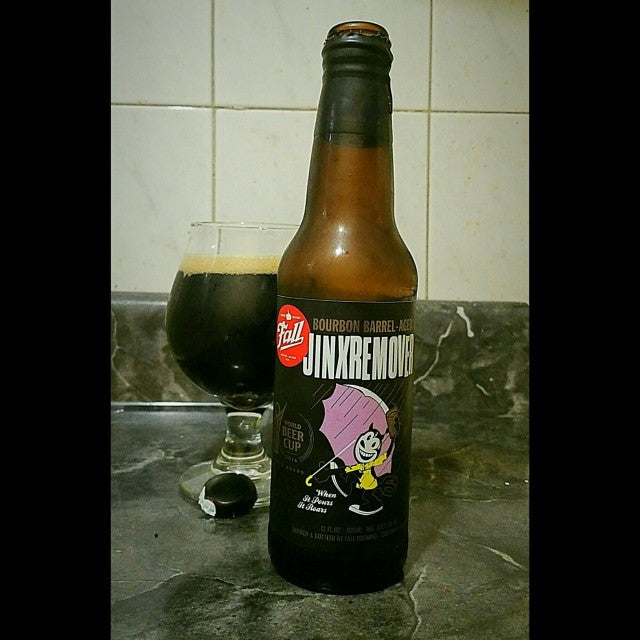 Fall Brewing Jinx Remover Barrel Aged 12oz LIMIT 1 GOLD WINNER