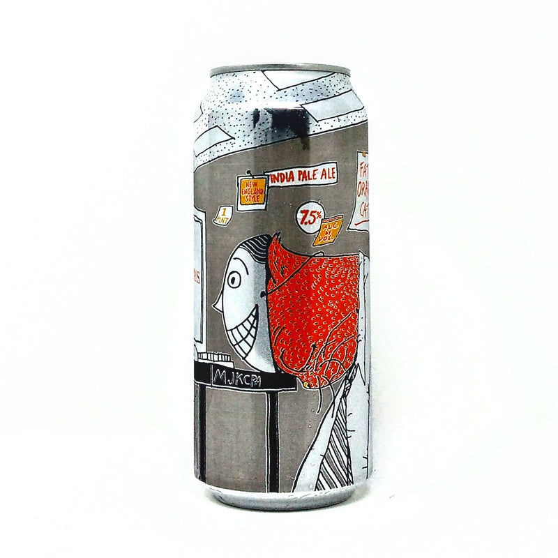 FAT ORANGE CAT BREWING CO. I DON'T LIKE MONDAYS NE IPA 16oz can