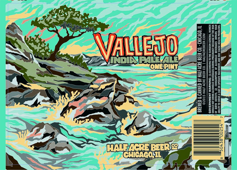 Half Acre Vallejo IPA 16oz cans