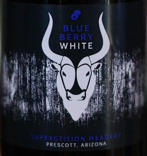 Superstition Meadery Blue Berry White 500ml Cork Finished