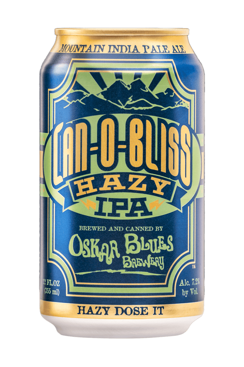 OSKAR BLUES BREWERY CAN-O-BLISS MOUNTAIN IPA HAZY IPA 16oz can