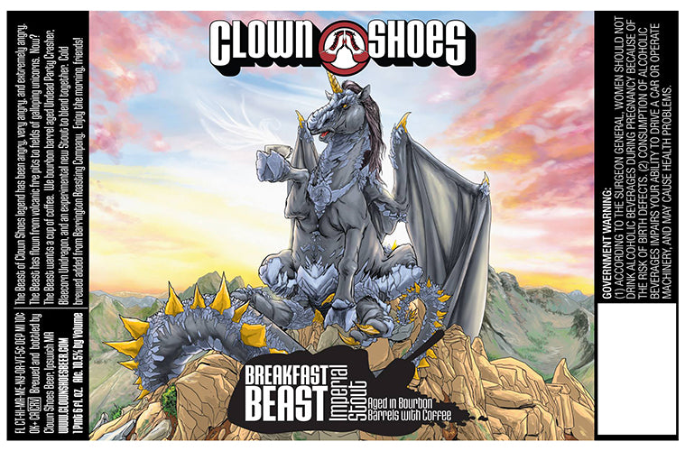 CLOWN SHOES BREAKFAST BEAST 22OZ Bourbon Aged with Coffee