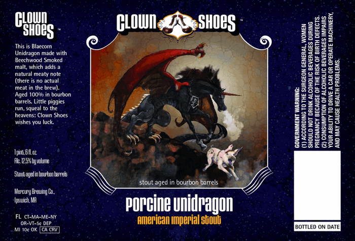 Clown Shoes Porcine Blaecorn Unidragon Barrel Aged American Imperial Stout