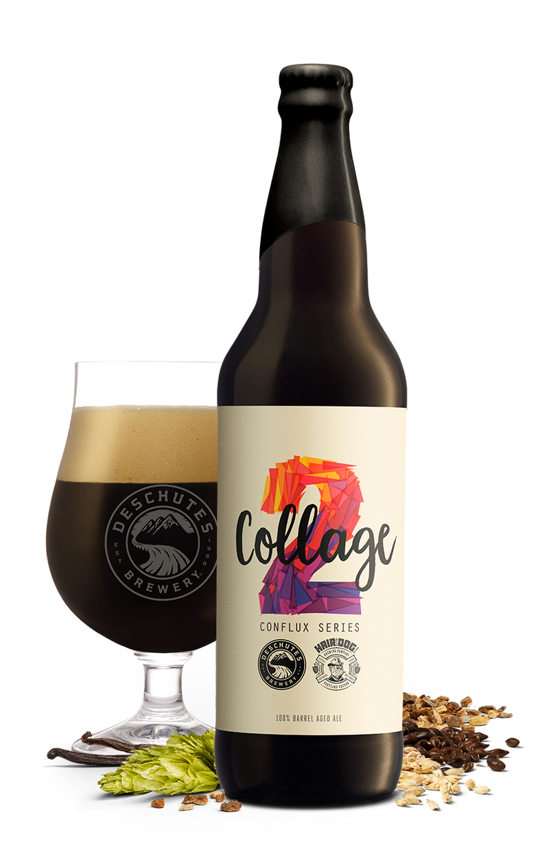 Deschutes Hair of the Dog Collab Collage 2 100% barrel Aged 22oz