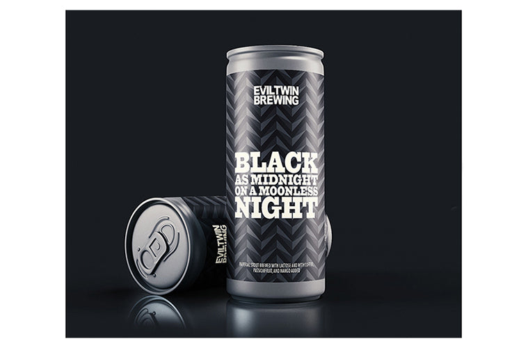 Evil Twin Brewing Black as Midnight on a Moonless Night 16oz Imperial Stout