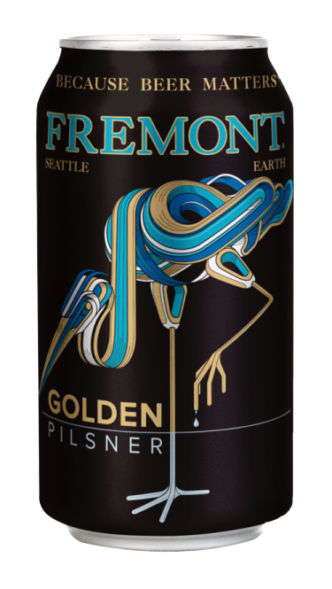 FREMONT BREWING GOLDEN PILSNER 12oz can