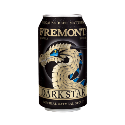 FREMONT BREWING DARK STAR OATMEAL IMPERIAL STOUT 12oz can