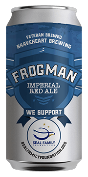 Braveheart Brewing Frogman Imperial Red Ale 12oz 6 PACK We Support