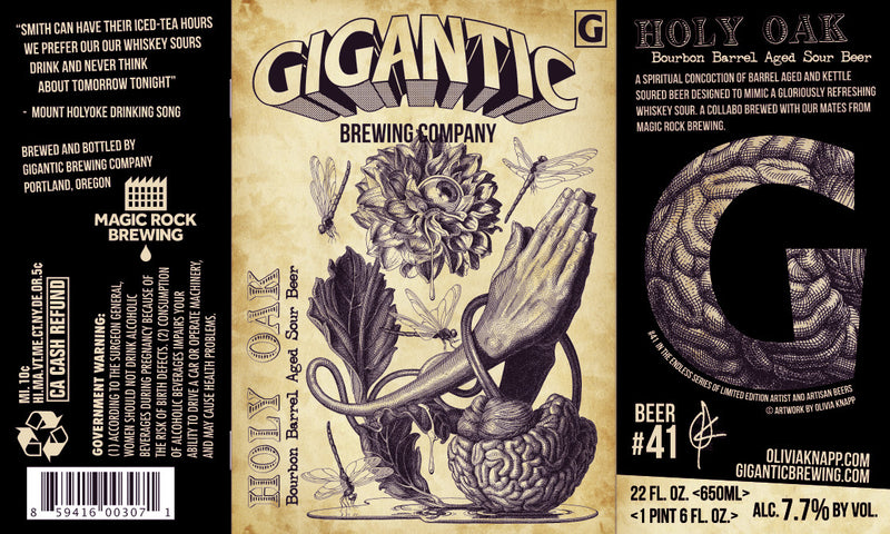 Gigantic Brewing / Magic Rock Holy Oak 22oz