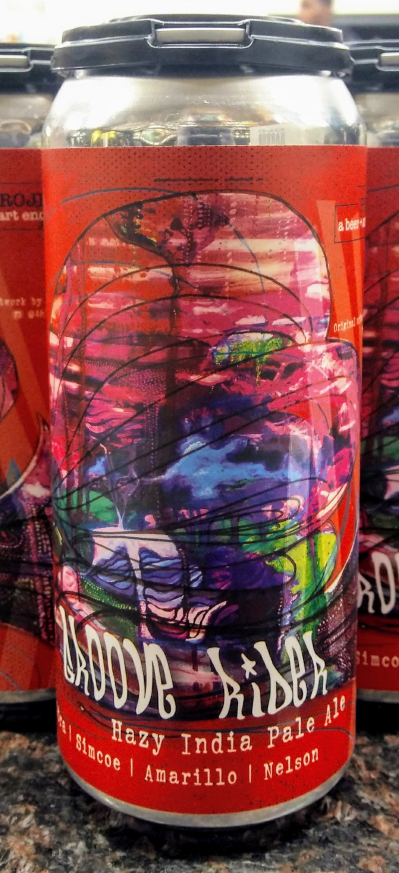 MOTHER EARTH BREW CO. GROOVE RIDER HAZY IPA 16oz can