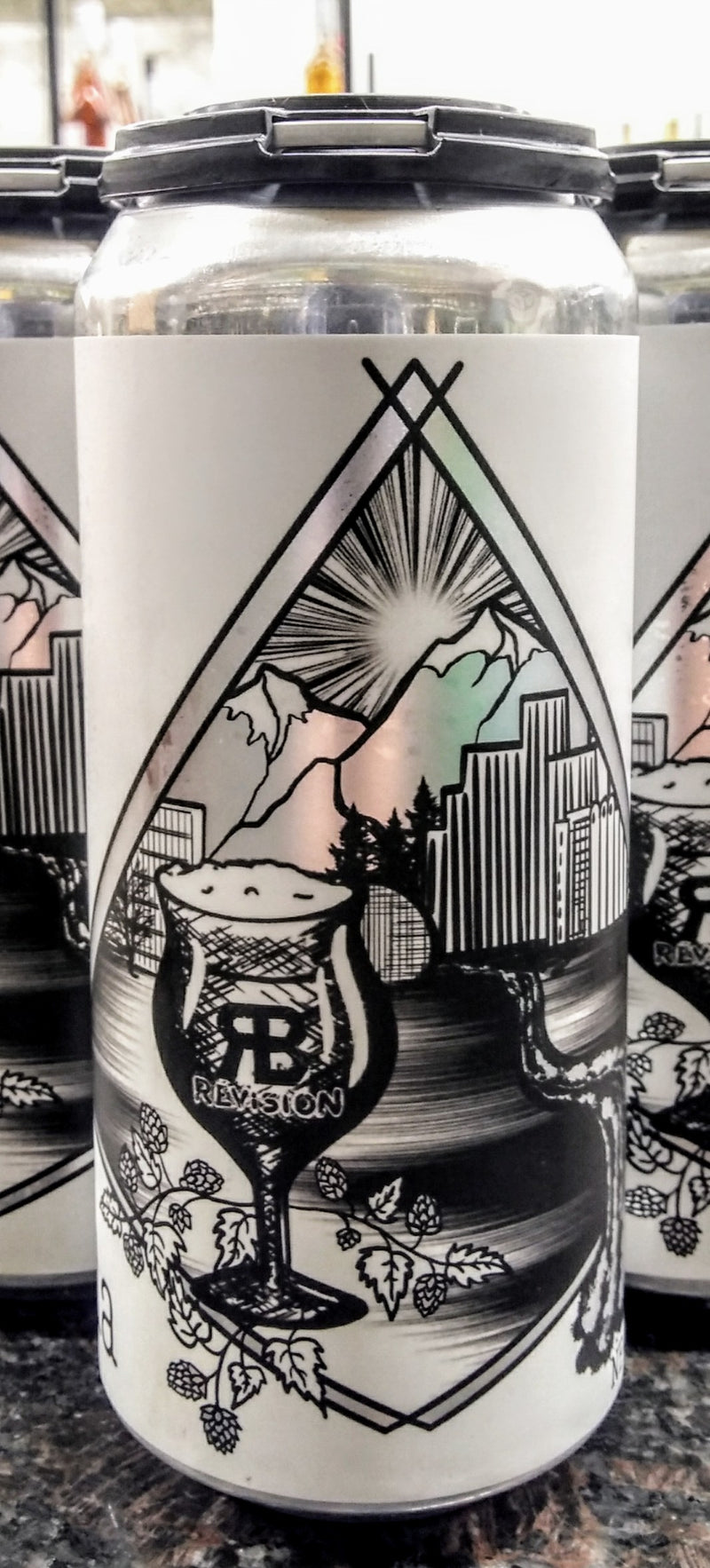 REVISION BREWING CO. VÂDA HAZY DOUBLE IPA 16oz can