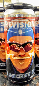 REVISION BREWING CO. PETE'S SECRET STACHE HAZY IPA 16oz can