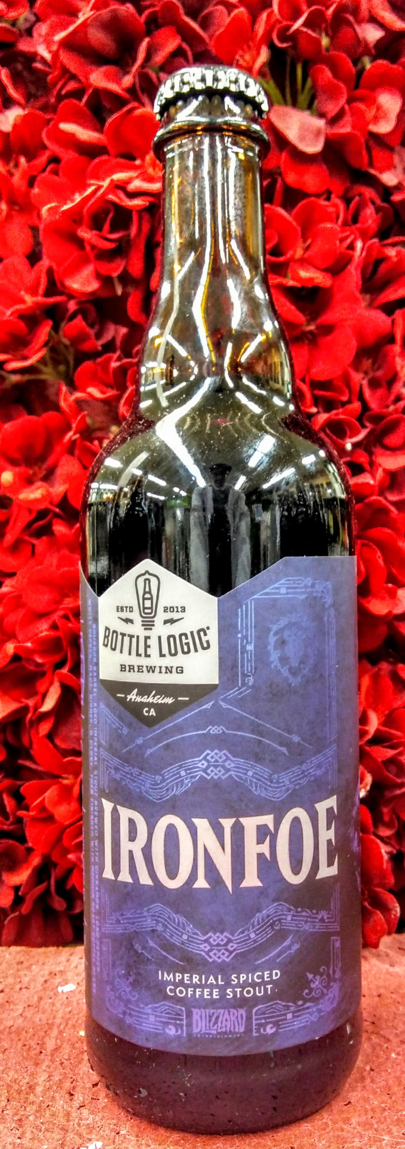 BOTTLE LOGIC BREWING 2019 IRONFOE IMPERIAL SPICED COFFEE STOUT 500ml