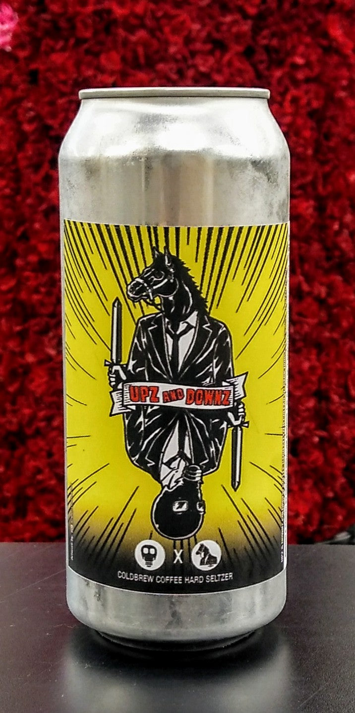CREATIVE CREATURE BREWING UPZ AND DOWNZ COLDBREW DARK HORSE COFFEE HARD SELTZER 16oz can