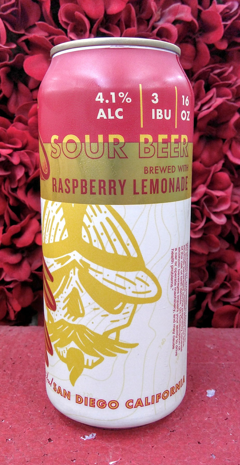 32 NORTH BREWING CO. LANDFALL RASPBERRY LEMONADE BERLINER WEISSE SOUR ALE 16oz can