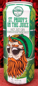 WILD BARREL ST. PADDY'S ON THE JUICE HAZY JUICY IPA 16oz can