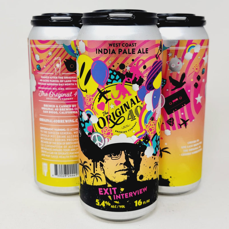 ORIGINAL 40  EXIT INTERVIEW  WEST COAST IPA  16oz CAN