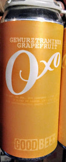 THE GOOD BEER CO. OXO GEWURZTRAMINER GRAPEFRUIT SOUR ALE 16oz can