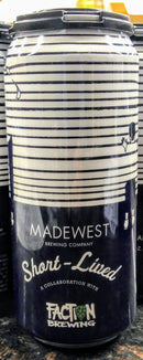 MADEWEST BREWING CO. SHORT-LIVED IPA 16oz can